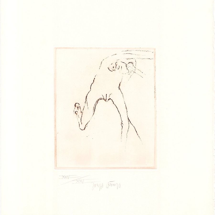 Korff Stiftung - Joseph Beuys - Grafiken - Frau rennt weg