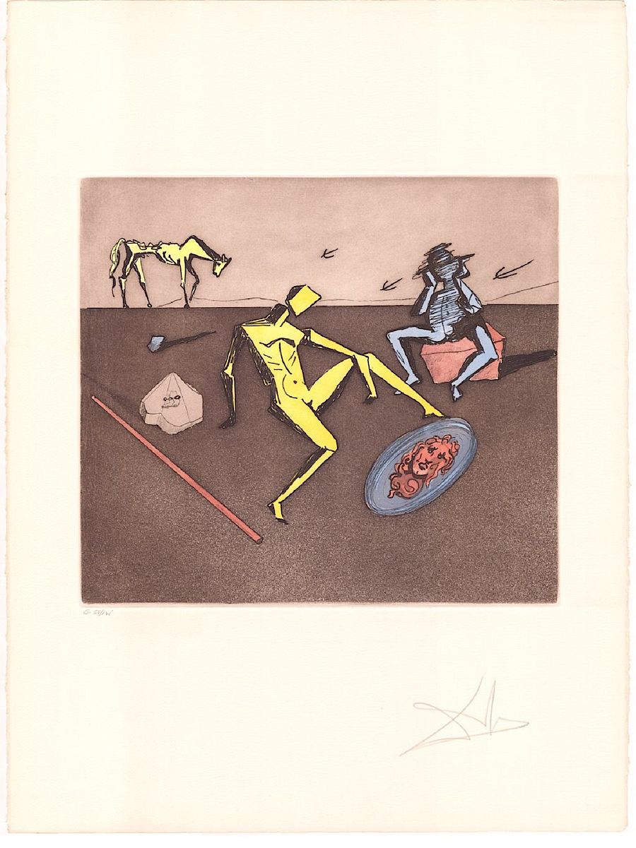 Korff Stiftung - Salvador Dali - Graphics - Mirror Of Chivalry