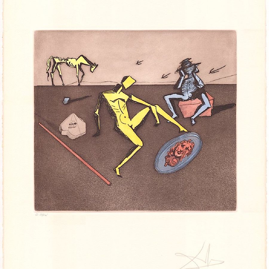 Korff Stiftung - Salvador Dali - Grafiken - Mirror Of Chivalry