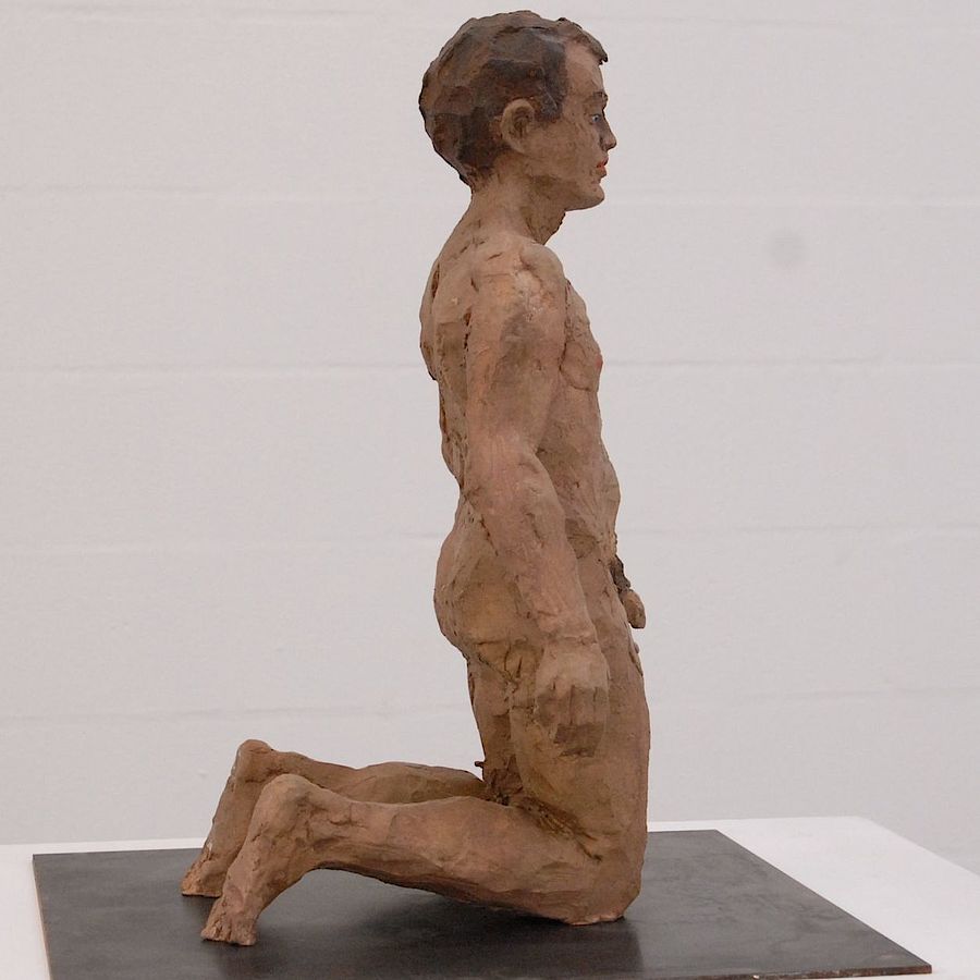 Korff Stiftung - Stephan Balkenhol - Sculptures - Kniender Mann
