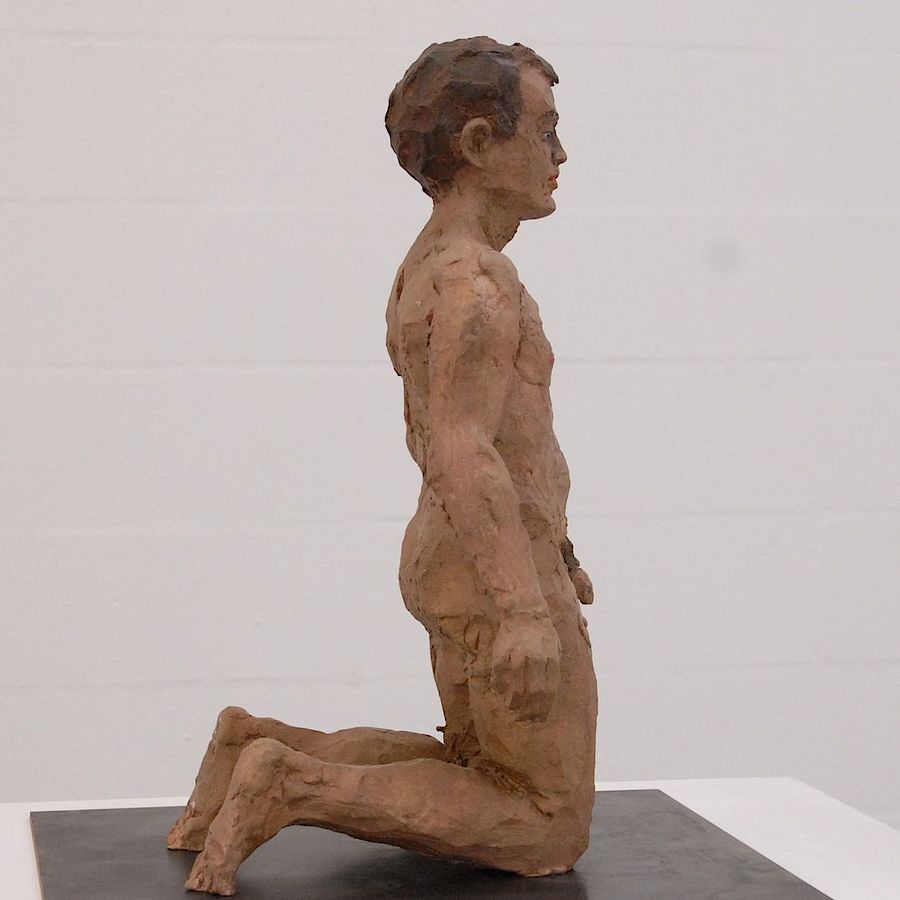 Korff Stiftung - Stephan Balkenhol - Skulpturen - Kniender Mann