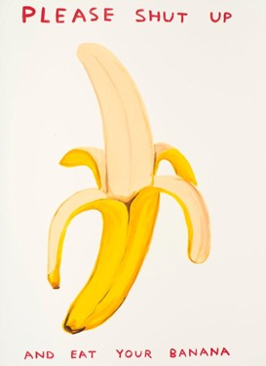 Korff Stiftung - David Shrigley - Grafiken - Please shut up