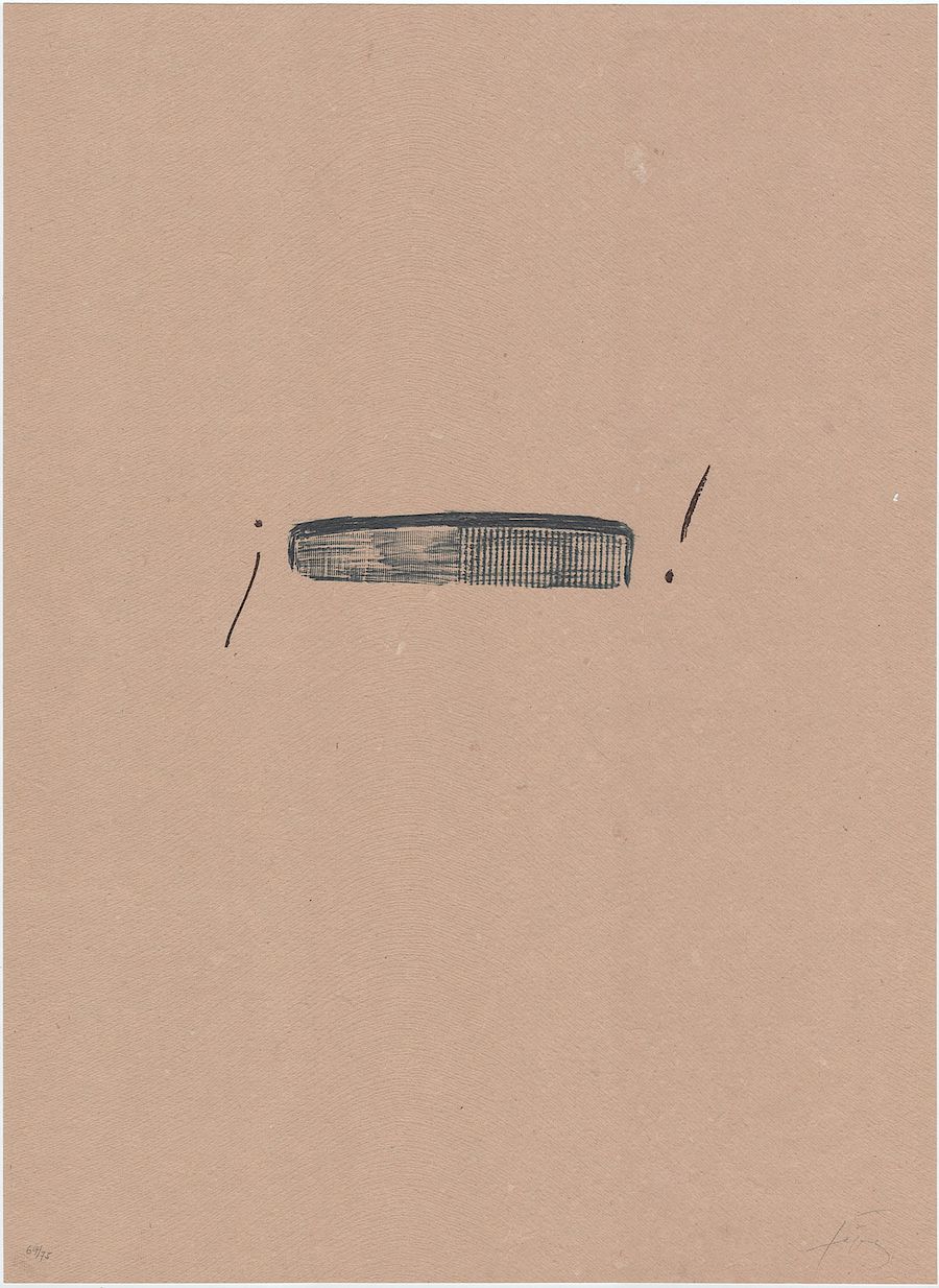 Korff Stiftung - Antoni Tapies - Graphics - Llambrec Material IV