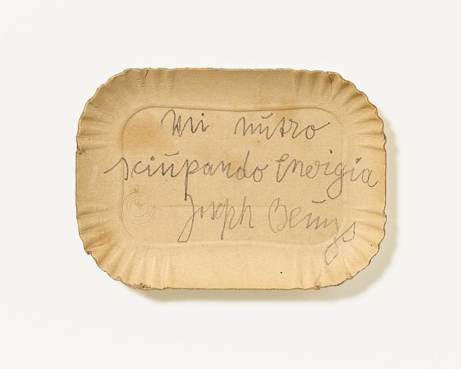 Korff Stiftung - Joseph Beuys - Rare & unique works - Mi nutro sciupando
