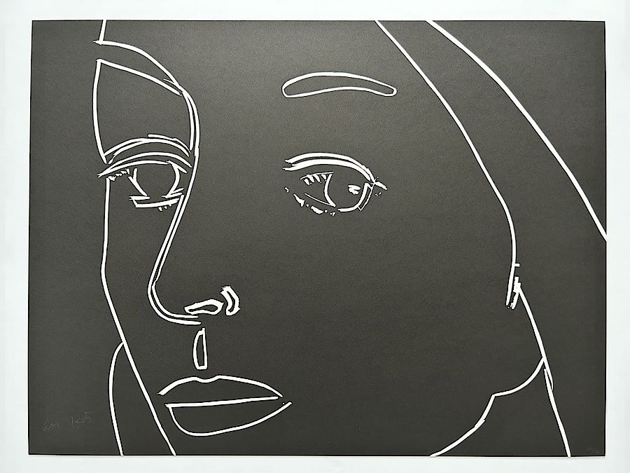 Korff Stiftung - Alex Katz - Grafiken - Ada (Black)